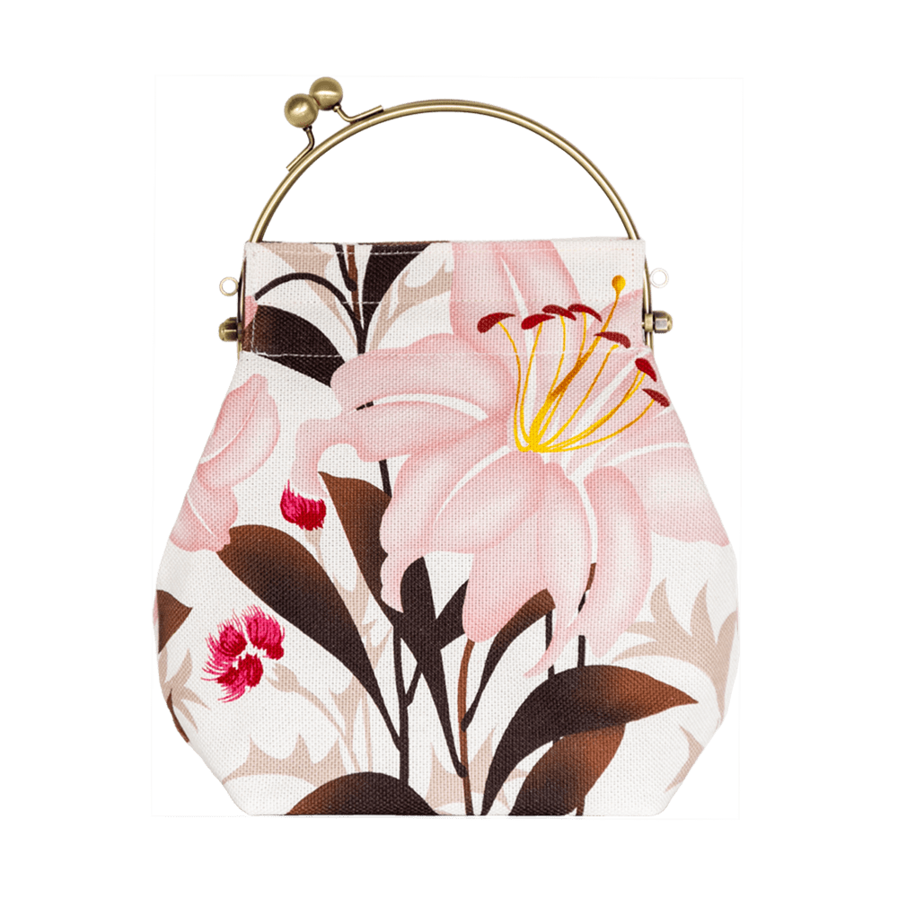 2wayがま口バッグ ベンリーがま口「ゆりあざみ」