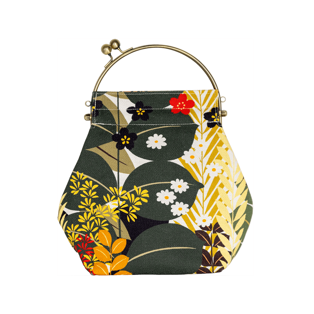 ベンリーがま口「しょくぶつえん」｜亥之吉 by 京美染色株式会社