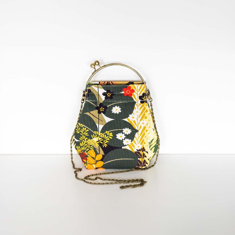 2wayがま口バッグ ベンリーがま口「しょくぶつえん」