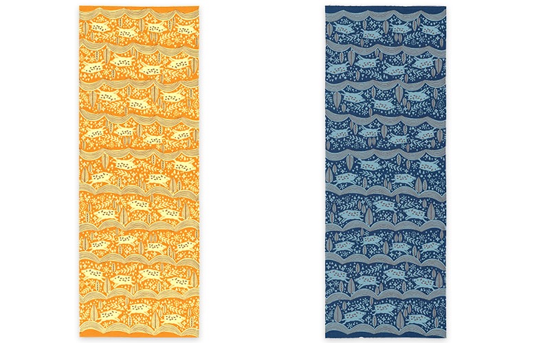 手ぬぐい「さとやま」｜亥之吉