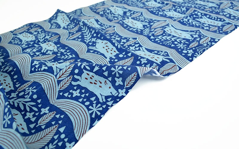 手ぬぐい「さとやま」｜亥之吉