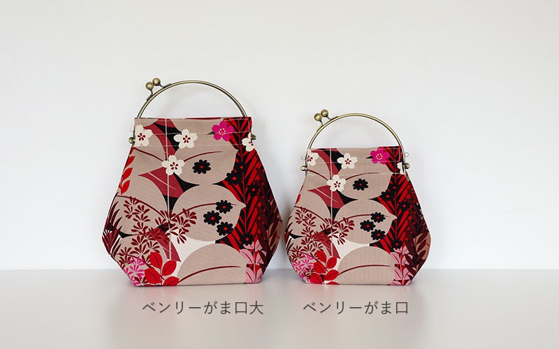 ベンリーがま口【大】「しょくぶつえん」