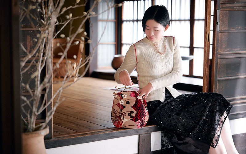 ベンリーがま口【大】「しょくぶつえん」