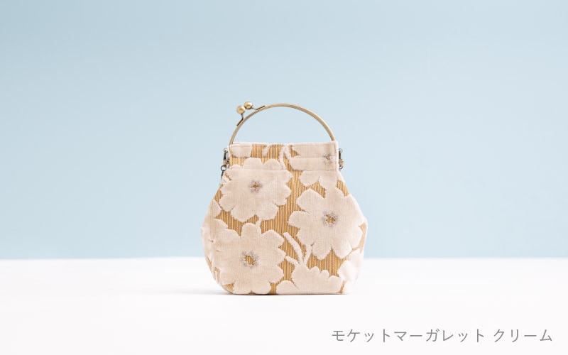 ベンリーがま口「モケットマーガレット」｜亥之吉 by 京美染色株式会社