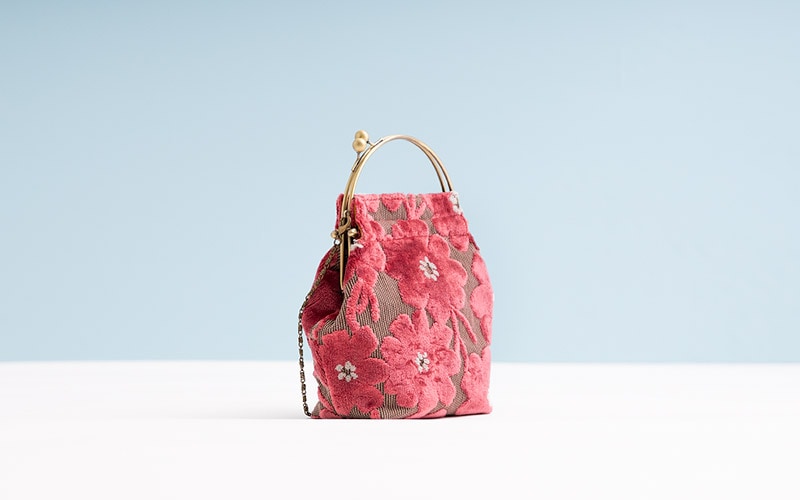 ベンリーがま口「モケットマーガレット」｜亥之吉 by 京美染色株式会社