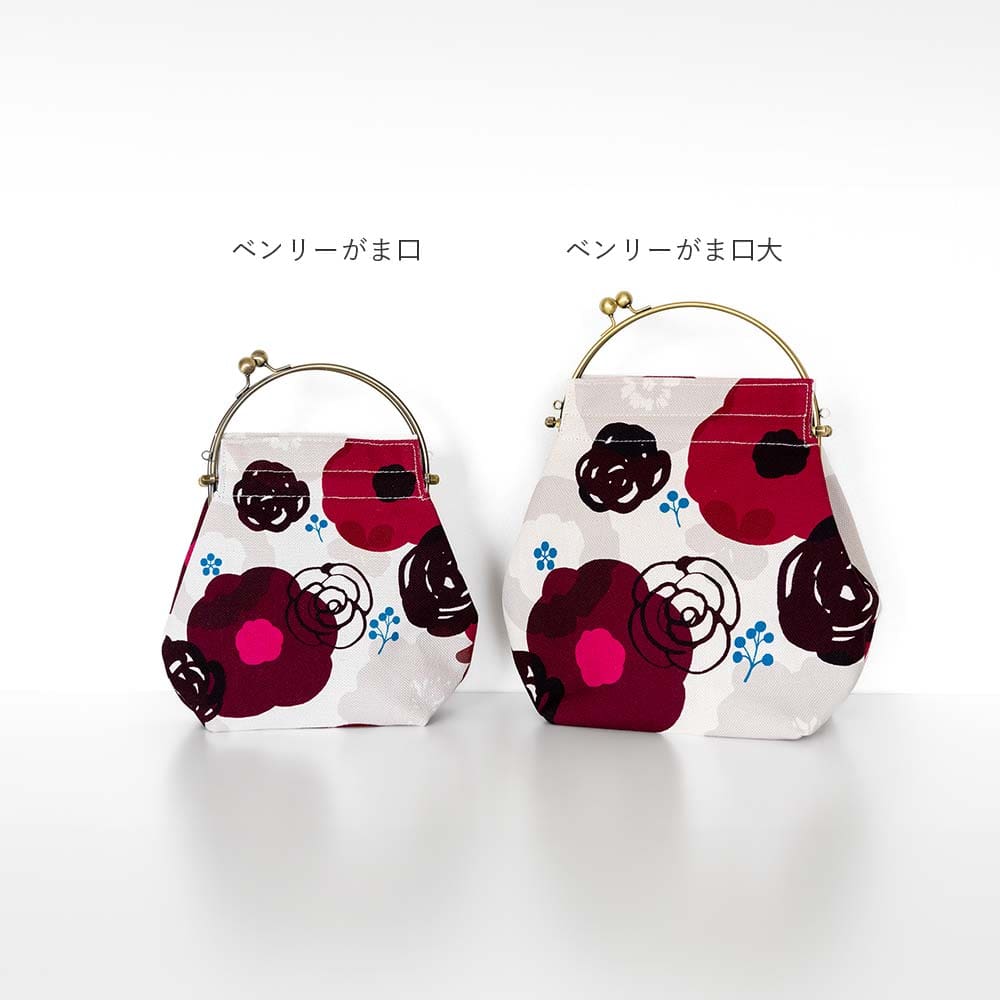2wayがま口バッグ ベンリーがま口「はなかさね」