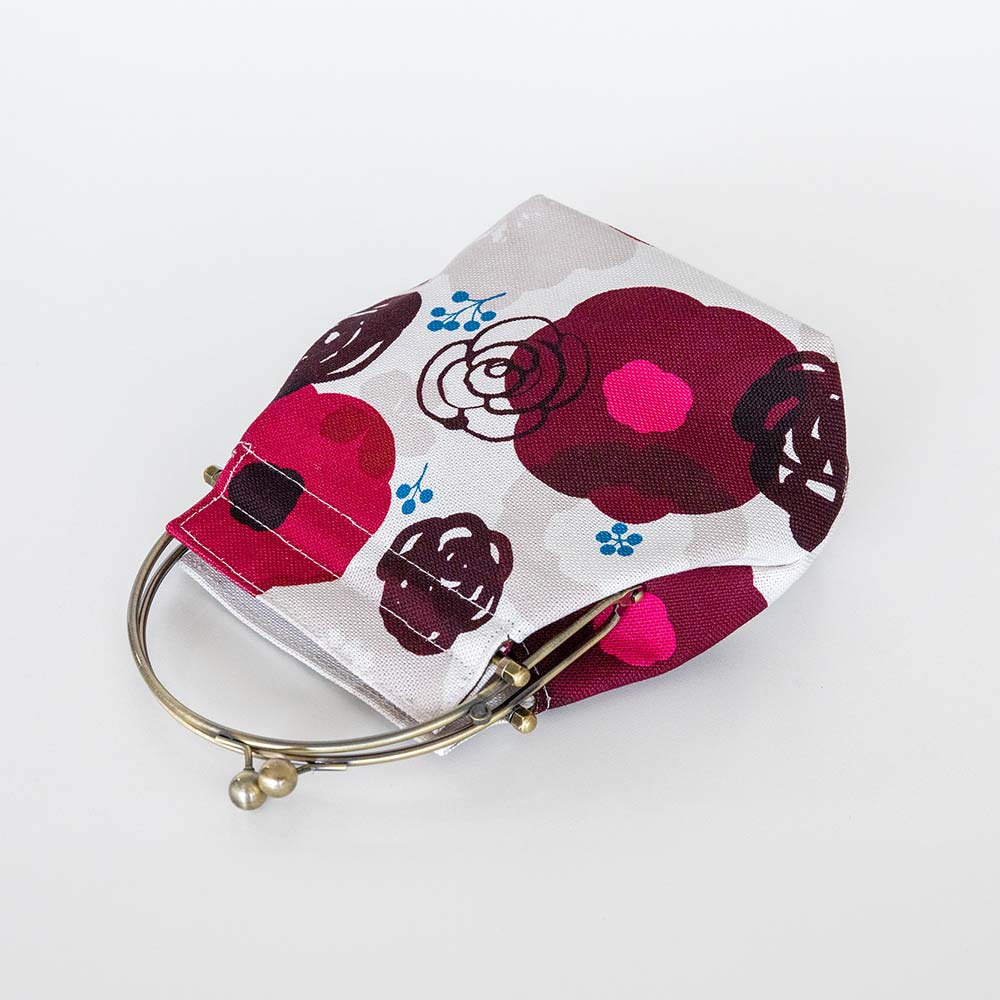 2wayがま口バッグ ベンリーがま口「はなかさね」