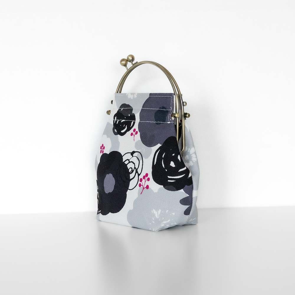 2wayがま口バッグ ベンリーがま口「はなかさね」