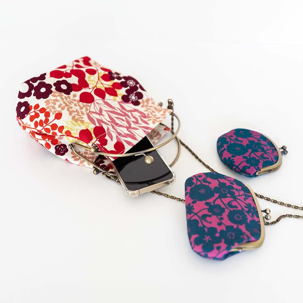 2wayがま口バッグ ベンリーがま口「かだん」