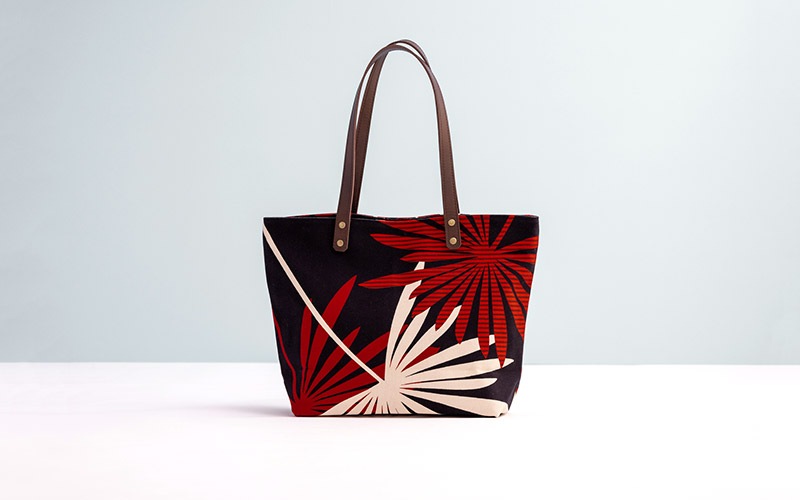 中トートバッグ「しゅろ」