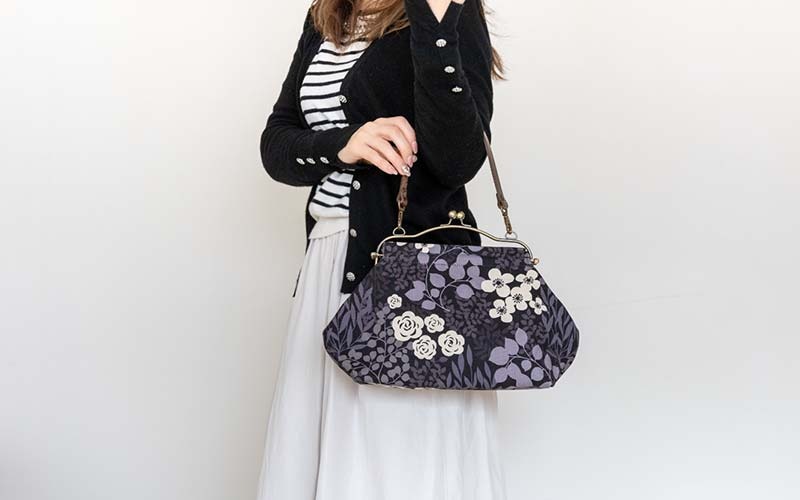 横長ベンリーがま口「かだん」