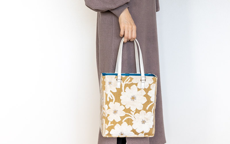 Tory Burch ボストンバッグ 紫 茶色 青