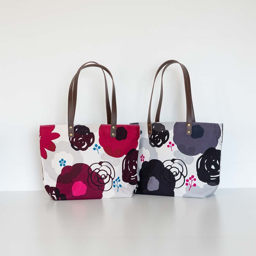 中トートバッグ「はなかさね」