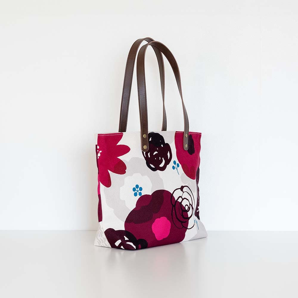 中トートバッグ「はなかさね」