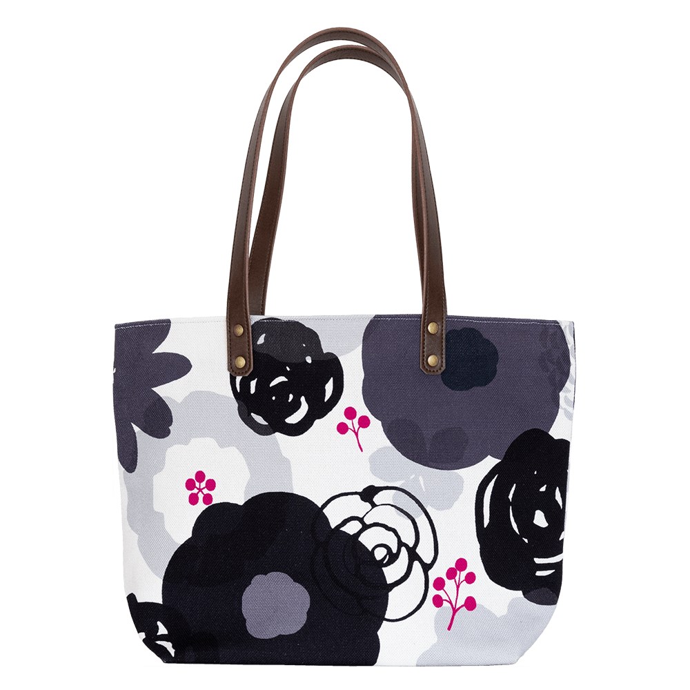 中トートバッグ「はなかさね」