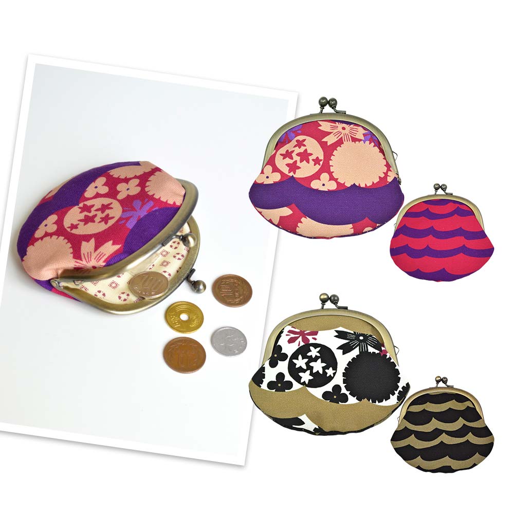 3.3寸丸がま口「さんぽみち」