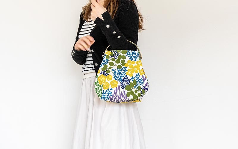 ベンリーがま口【大】「かだん」