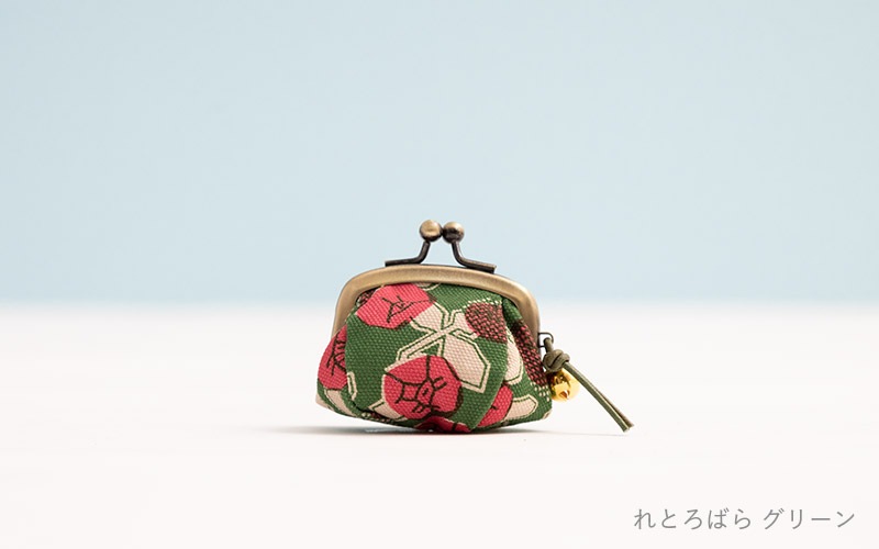 1.7寸ころりんがま口鈴付「彩」｜亥之吉 by 京美染色株式会社