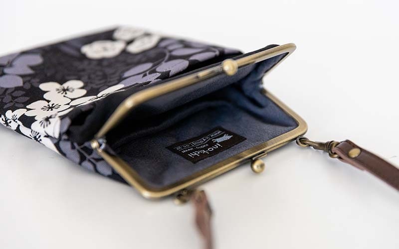 4寸縦型ポシェットがま口「かだん」