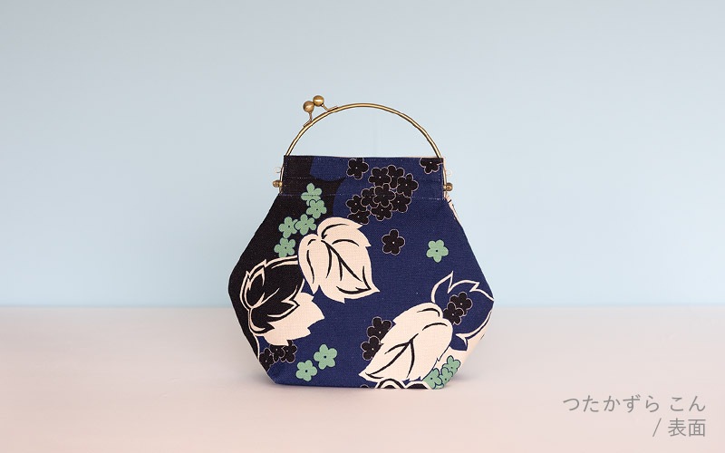 りく様　美品　バッグ ベンリーがま口【大】「つたかずら」｜亥之吉 by 京美染色株式会社