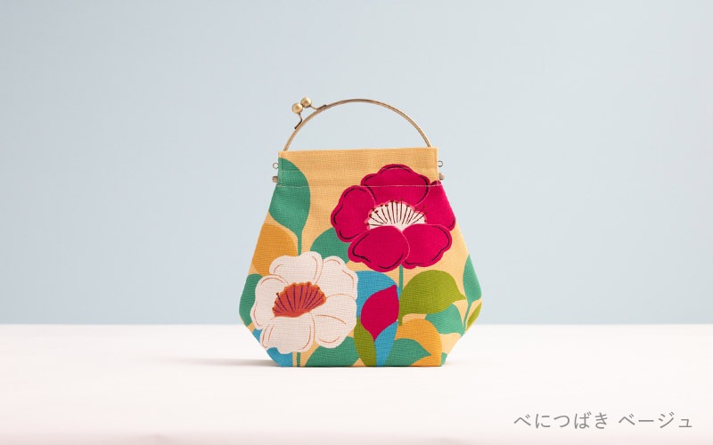 ベンリーがま口【大】「べにつばき」