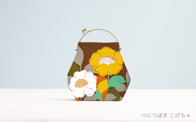 ベンリーがま口【大】「べにつばき」