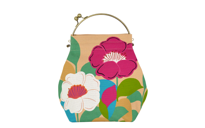 ベンリーがま口【大】「べにつばき」