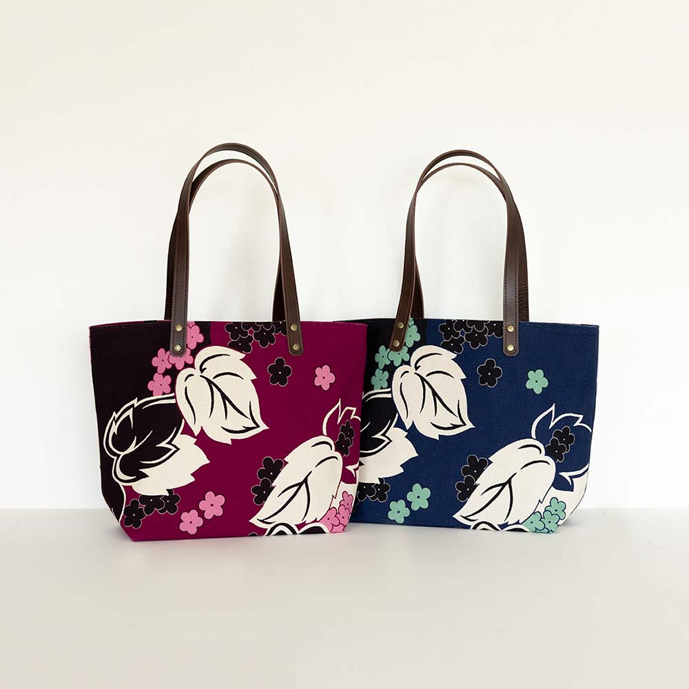 中トートバッグ「つたかずら」｜亥之吉 by 京美染色株式会社