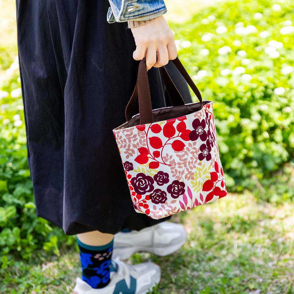 ミニトートバッグ「かだん」｜亥之吉 by 京美染色株式会社