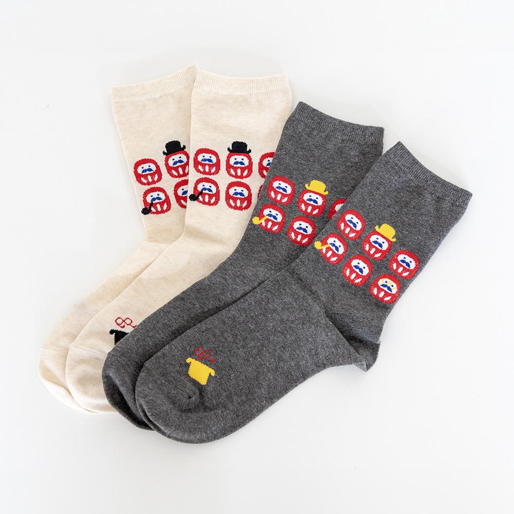 靴下 だるまさんがころんだ｜亥之吉 by 京美染色株式会社