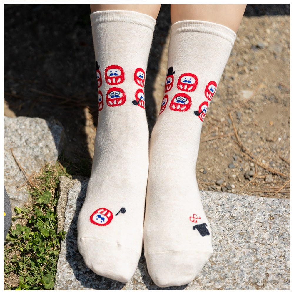 亥之吉くつした 靴下 「 だるまさんがころんだ 」