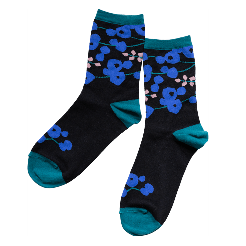 亥之吉くつした 靴下 「 マーガレット・はなふさ・まんじゅうきく・はなさかり 」