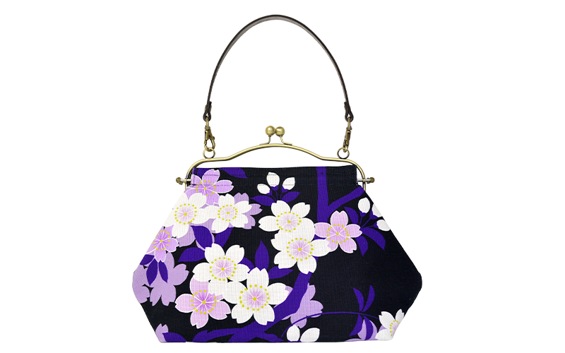 横長ベンリーがま口「さくらさく」