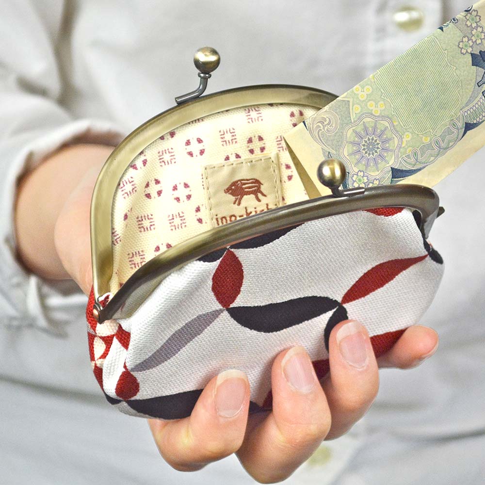 3.3寸丸がま口「しっぽう」