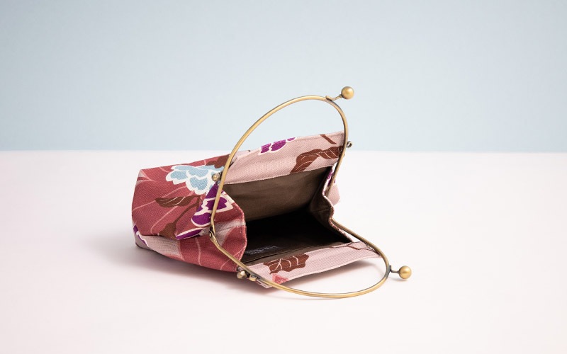 2wayがま口バッグ ベンリーがま口「はなふさ」