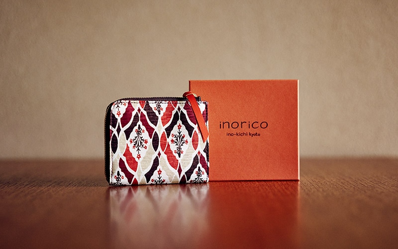 手捺染 シルクミニ財布 [ゆらりすいせん]