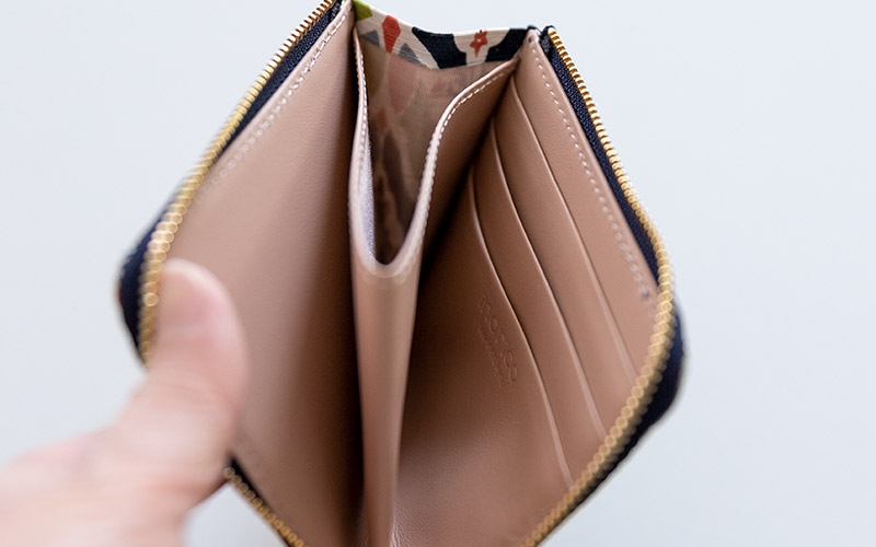 手捺染 シルクミニ財布 [ほしのぶーけ]