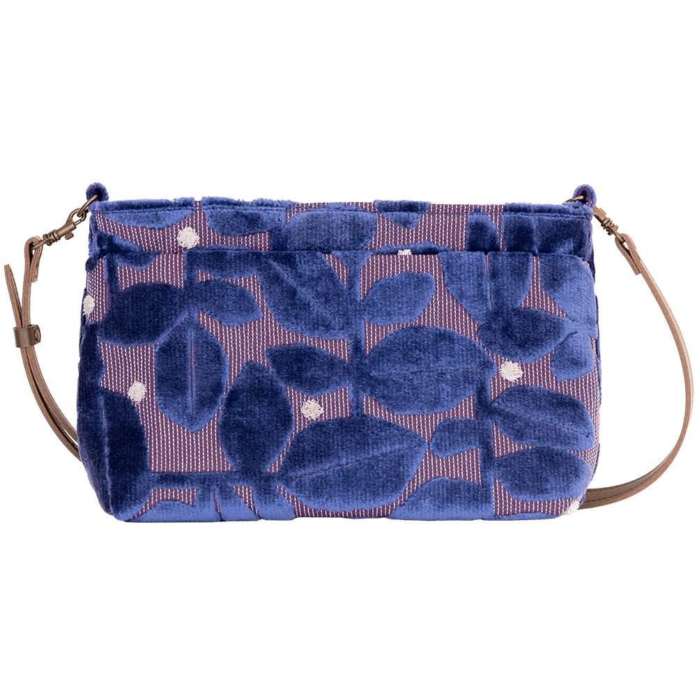 亥之吉 ファスナーポシェット「モケットはっぱドット」　