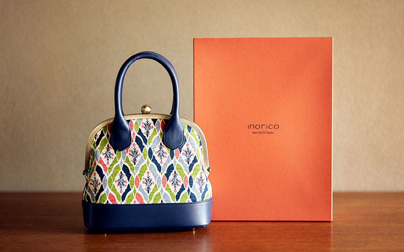 手捺染 シルク2wayがま口バッグ [ほしのぶーけ]