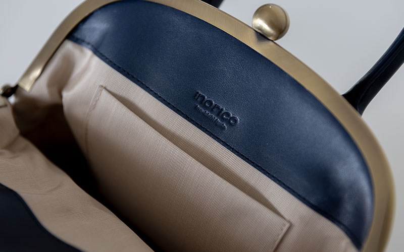 手捺染 シルク2wayがま口バッグ [ほしのぶーけ]