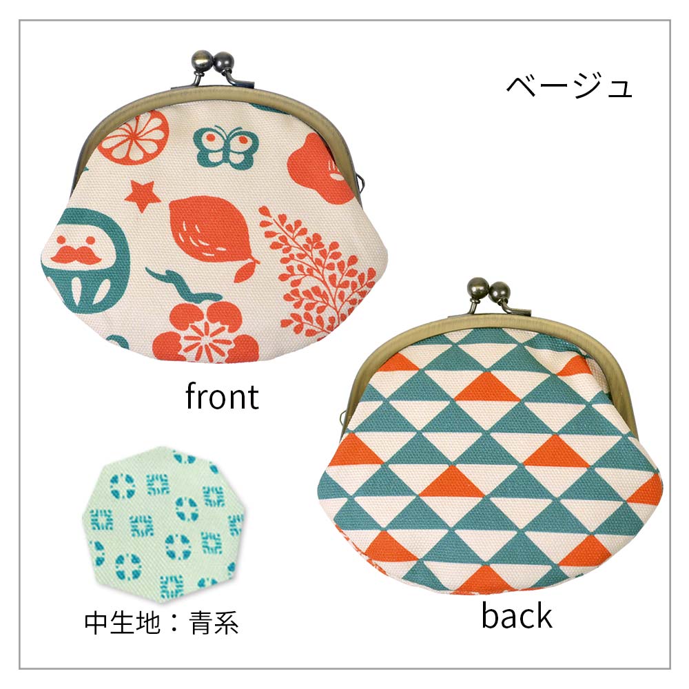 3.3寸丸がま口「ふくまねき」