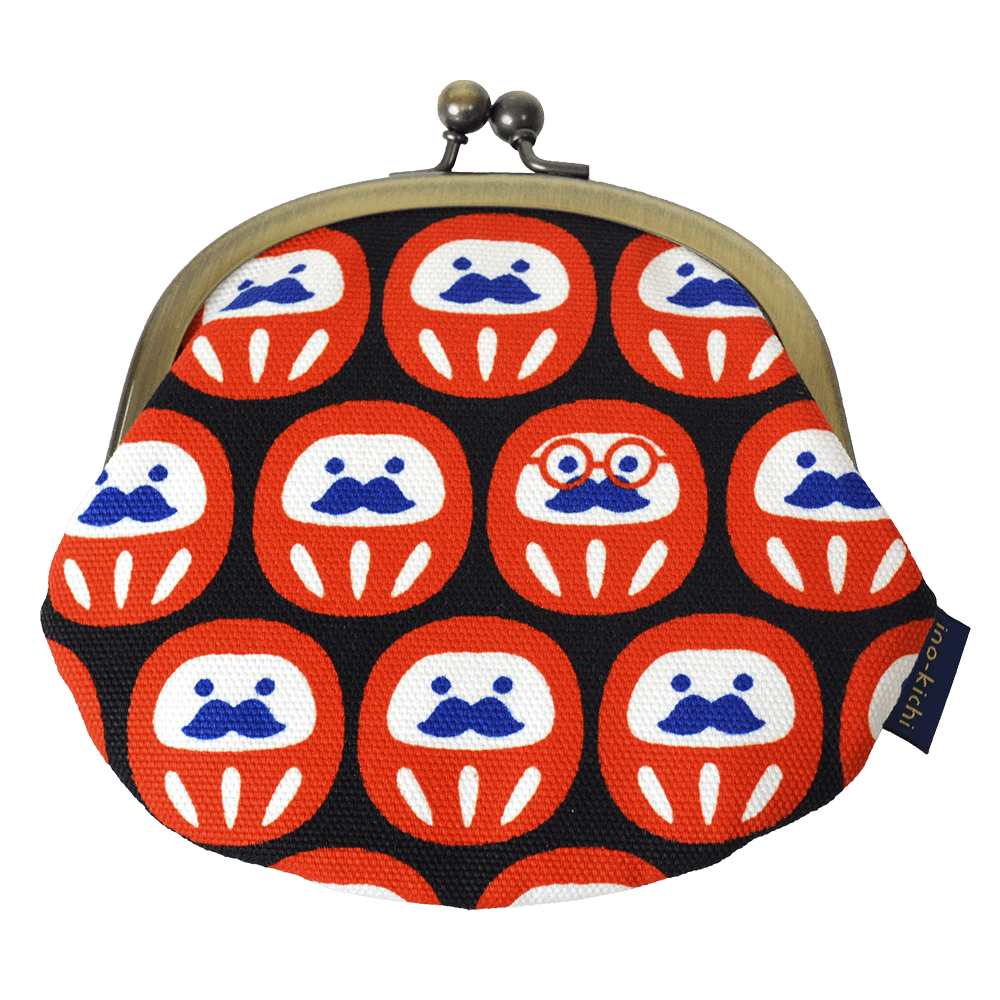 3.3寸丸がま口 「だるまさんがころんだ」