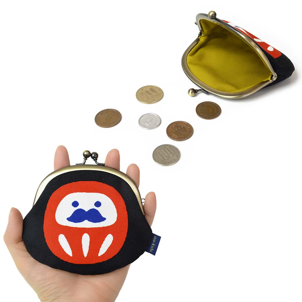 3.3寸丸がま口 まるだるま｜亥之吉