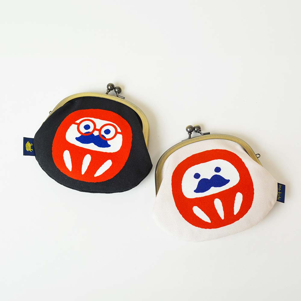 3.3寸丸がま口 まるだるま｜亥之吉