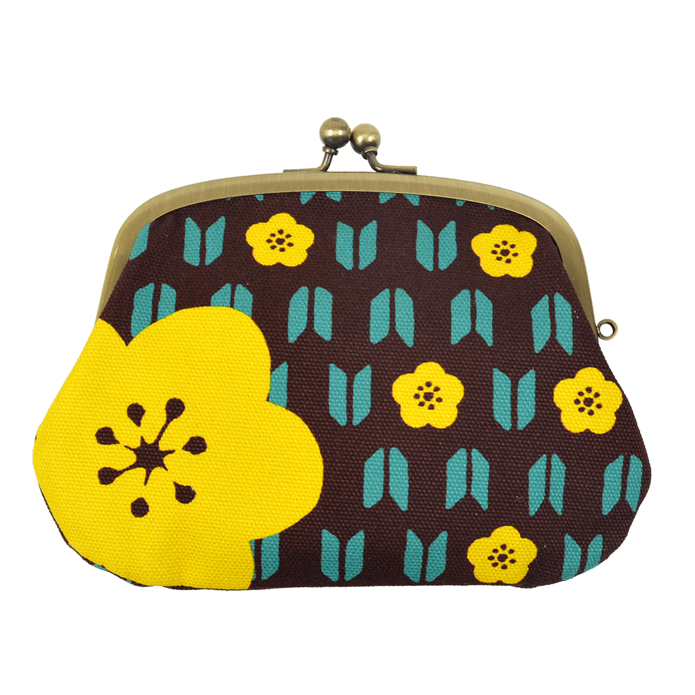 亥之吉 親子がま口 財布 矢絣梅