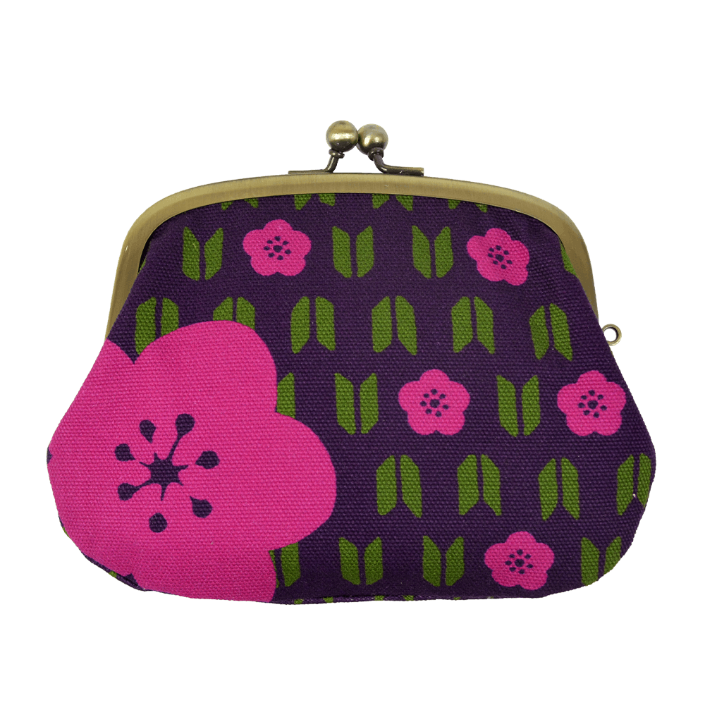 亥之吉 親子がま口 財布 矢絣梅