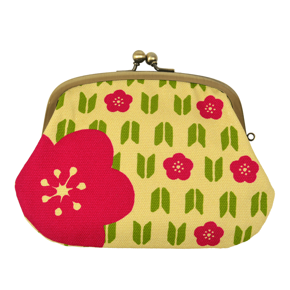 亥之吉 親子がま口 財布 矢絣梅