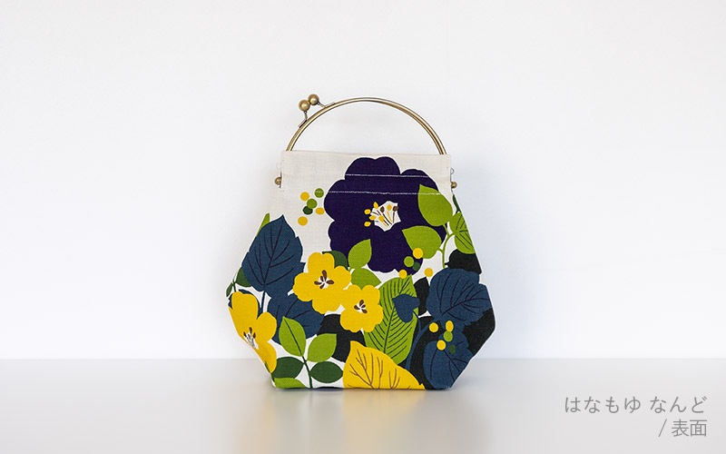 ベンリーがま口【大】「はなもゆ」｜亥之吉 by 京美染色株式会社