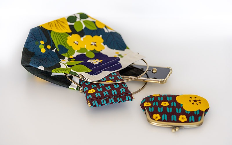 ベンリーがま口【大】「はなもゆ」