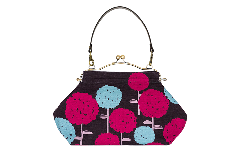 横長ベンリーがま口「こでまり」